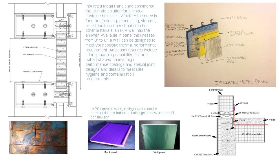 Insulated Metal Panels are considered the ultimate solution for climatecontrolled facilities. Whether the need