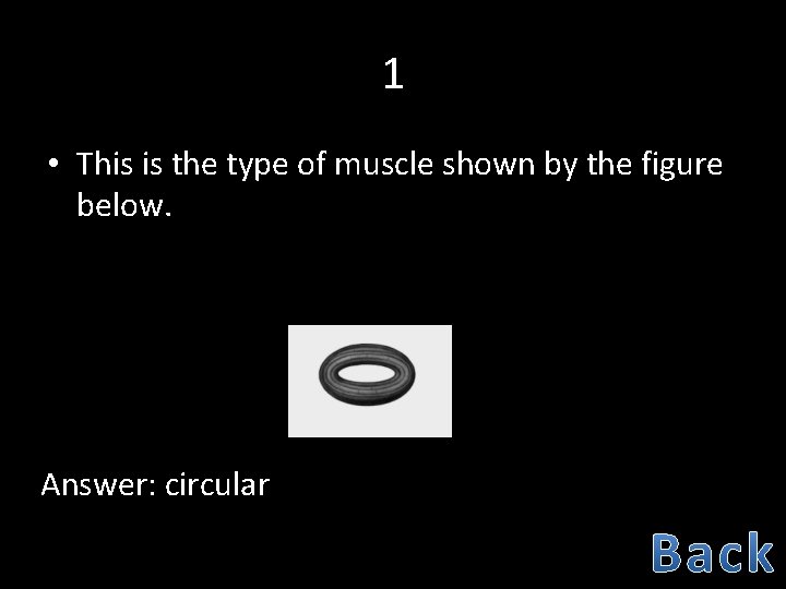1 • This is the type of muscle shown by the figure below. Answer: