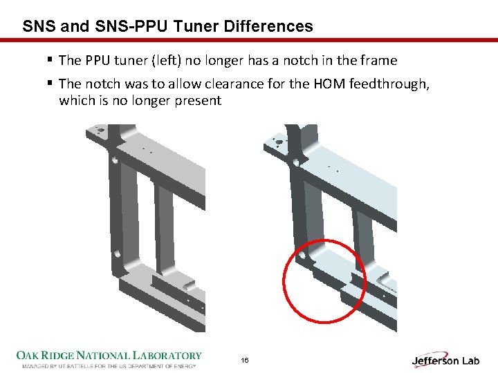 SNS and SNS-PPU Tuner Differences § The PPU tuner (left) no longer has a