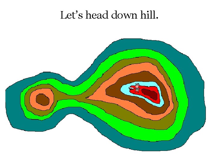Let’s head down hill. Let’s head down hill.
