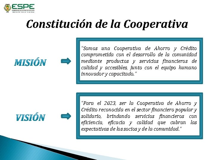 Constitución de la Cooperativa “Somos una Cooperativa de Ahorro y Crédito comprometida con el