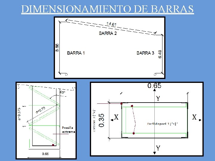 DIMENSIONAMIENTO DE BARRAS 