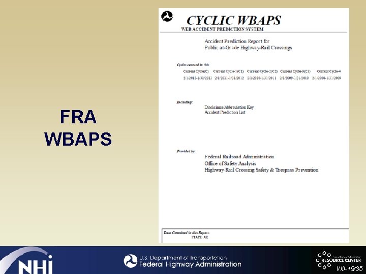 FRA WBAPS VIII-19/35 