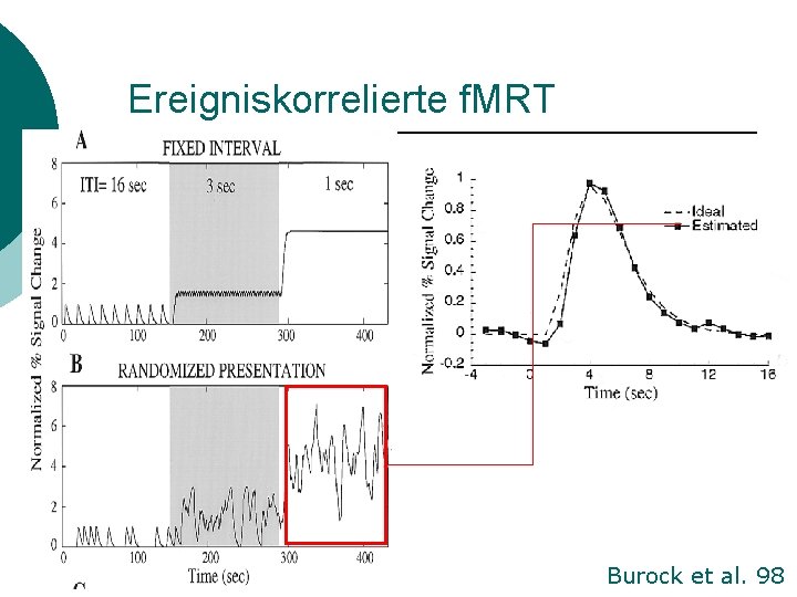 Ereigniskorrelierte f. MRT Burock et al. 98 