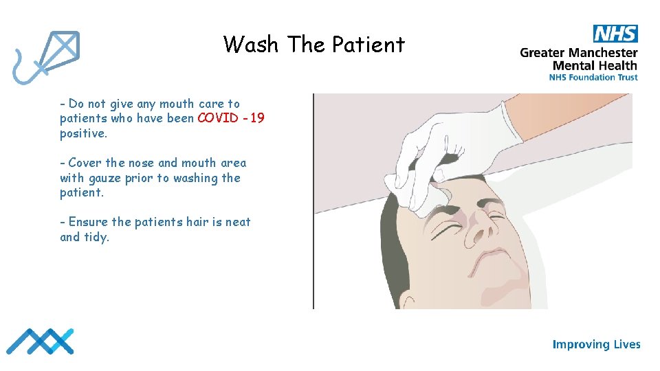 Wash The Patient - Do not give any mouth care to patients who have