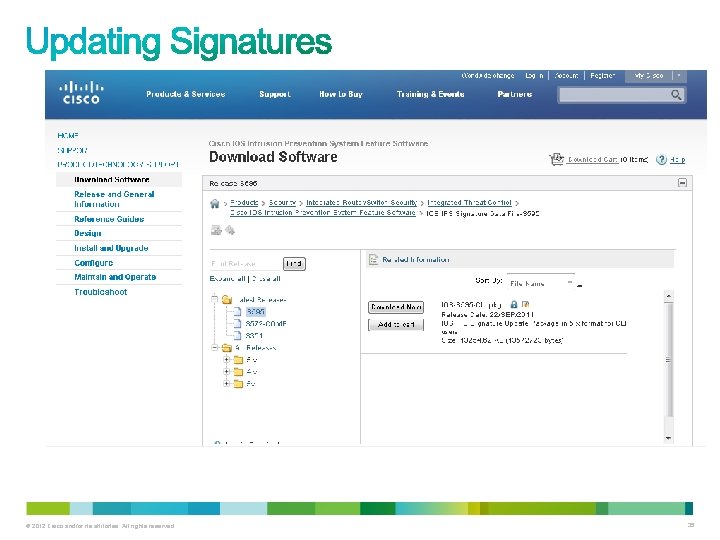 © 2012 Cisco and/or its affiliates. All rights reserved. 35 © 2012 Cisco and/or its affiliates. All rights reserved. 35