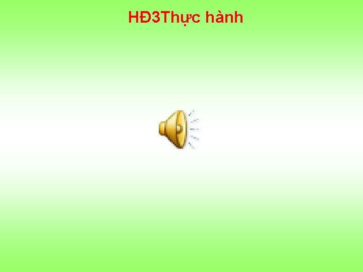 HĐ 3 Thực hành 