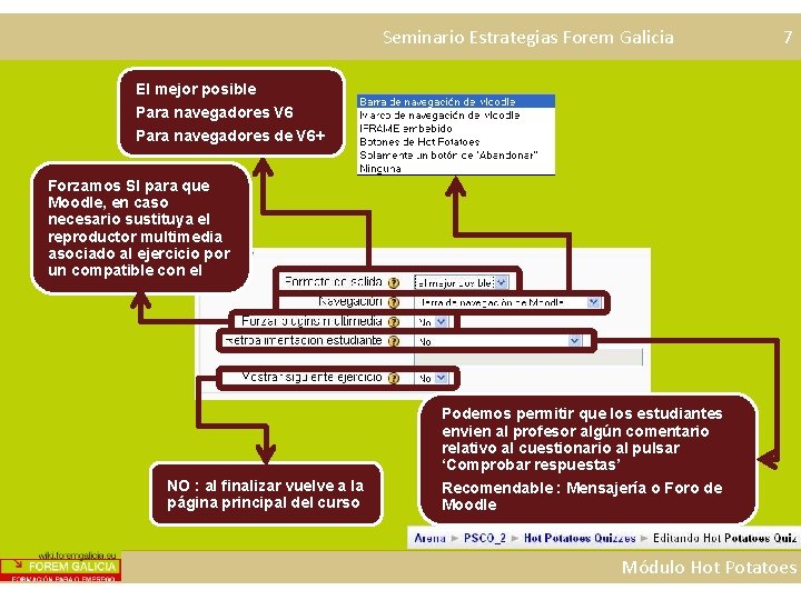 Seminario Estrategias Forem Galicia 7 El mejor posible Para navegadores V 6 Para navegadores