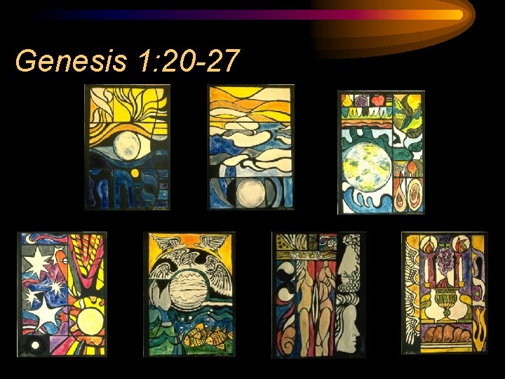 Genesis 1: 20 -27 