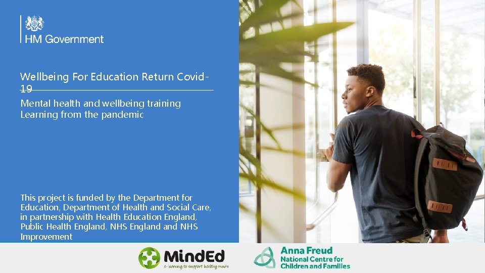 Wellbeing For Education Return Covid 19 Mental health and wellbeing training Learning from the