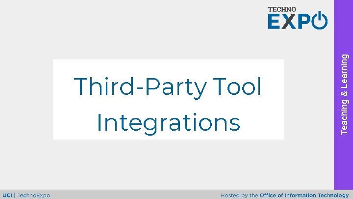 Integrations Teaching & Learning Third-Party Tool 