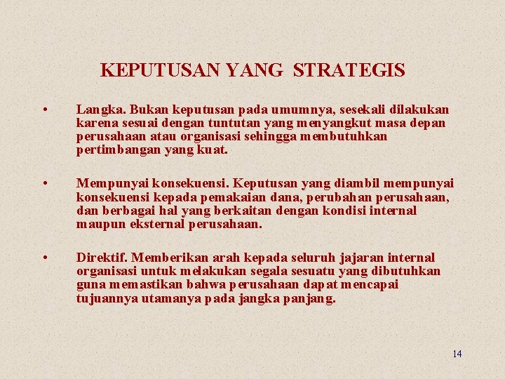 Manajemen Strategik Konsep Dasar Oleh Dr Johannes S