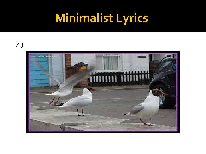 Minimalist Lyrics 4) 