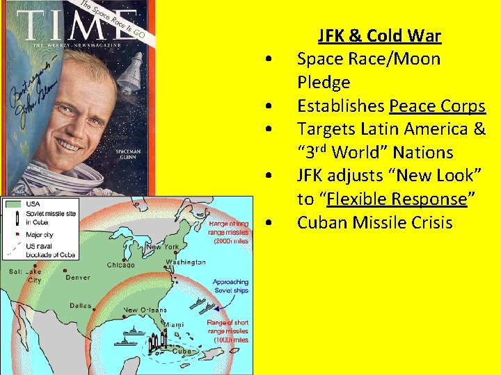  • • • JFK & Cold War Space Race/Moon Pledge Establishes Peace Corps