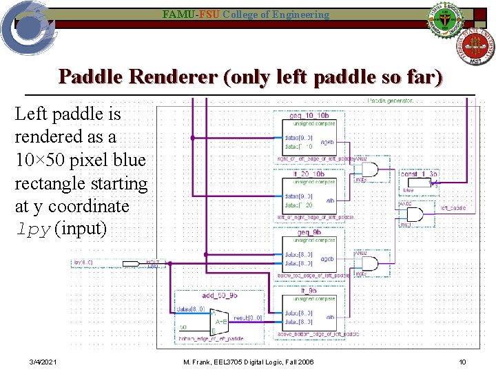 FAMU-FSU College of Engineering Paddle Renderer (only left paddle so far) Left paddle is