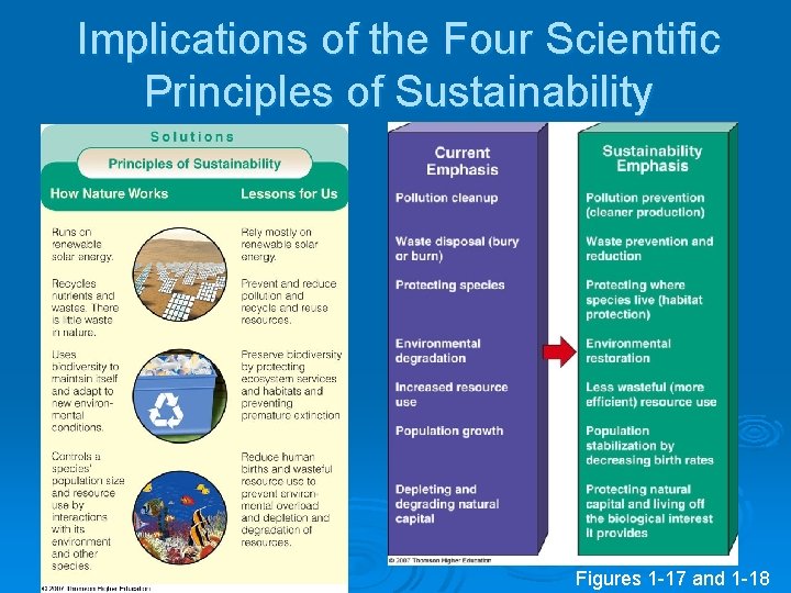 Implications of the Four Scientific Principles of Sustainability Figures 1 -17 and 1 -18