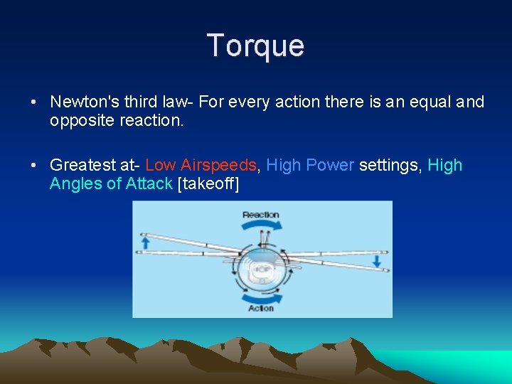 Torque • Newton's third law- For every action there is an equal and opposite