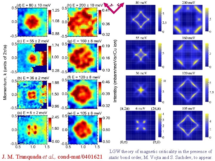 x y J. M. Tranquada et al. , cond-mat/0401621 LGW theory of magnetic criticality