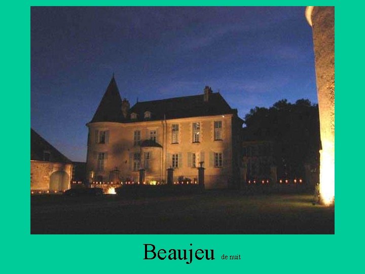 Beaujeu de nuit 