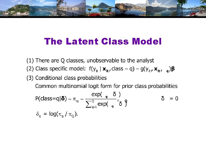 The Latent Class Model 
