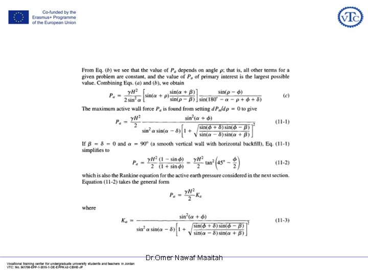 Dr. Omer Nawaf Maaitah Dr. Omer Nawaf Maaitah