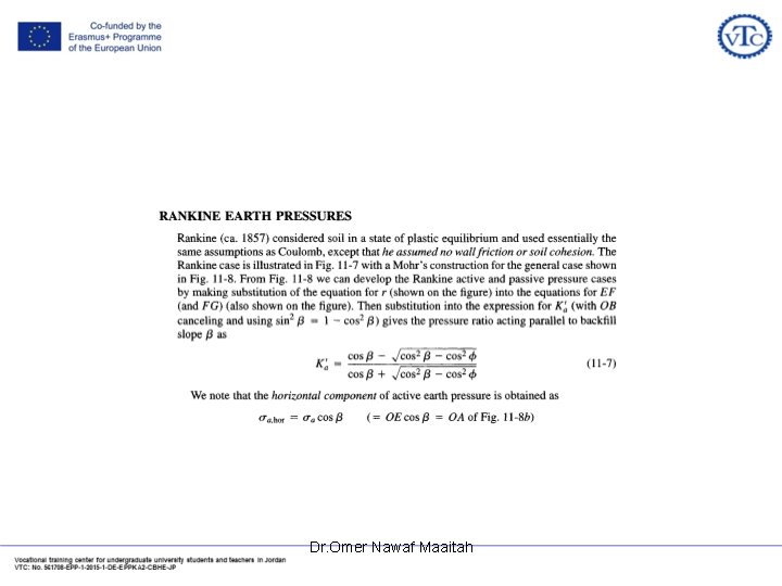 Dr. Omer Nawaf Maaitah Dr. Omer Nawaf Maaitah