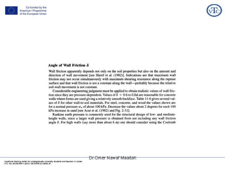 Dr. Omer Nawaf Maaitah Dr. Omer Nawaf Maaitah