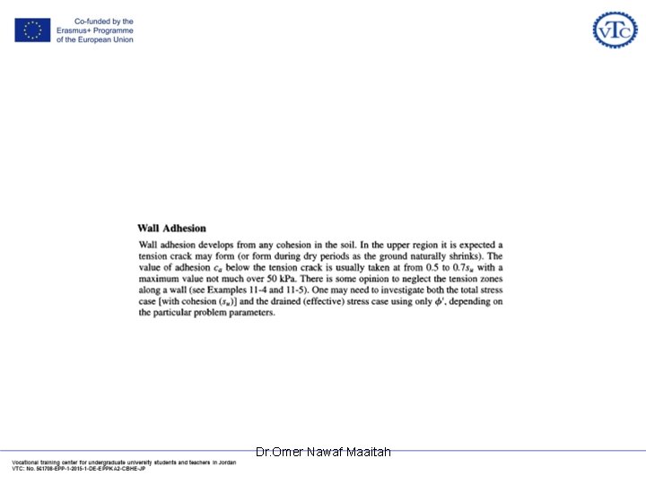 Dr. Omer Nawaf Maaitah Dr. Omer Nawaf Maaitah