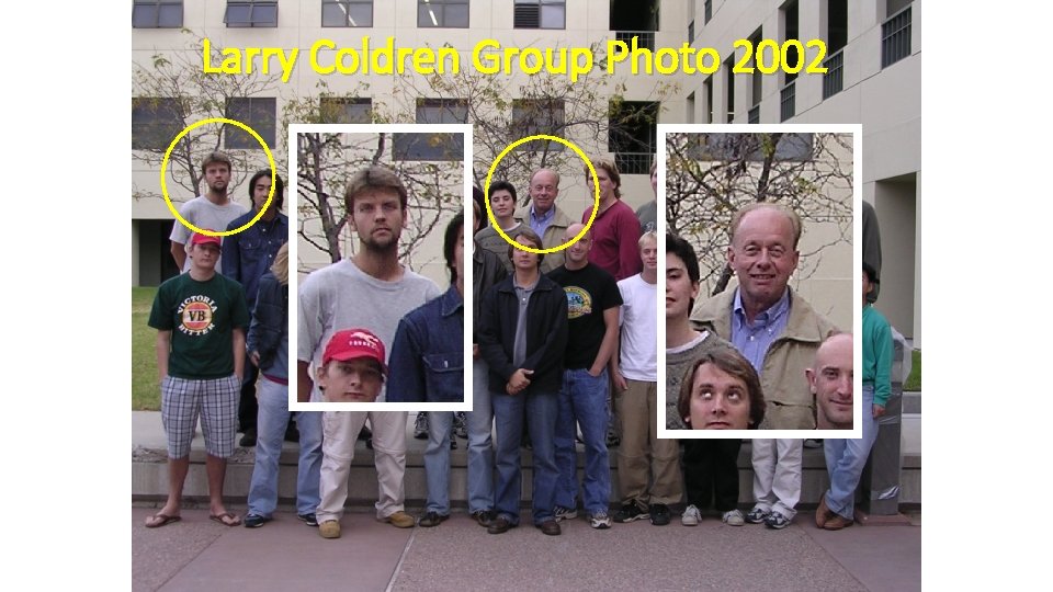 Larry Coldren Group Photo 2002 