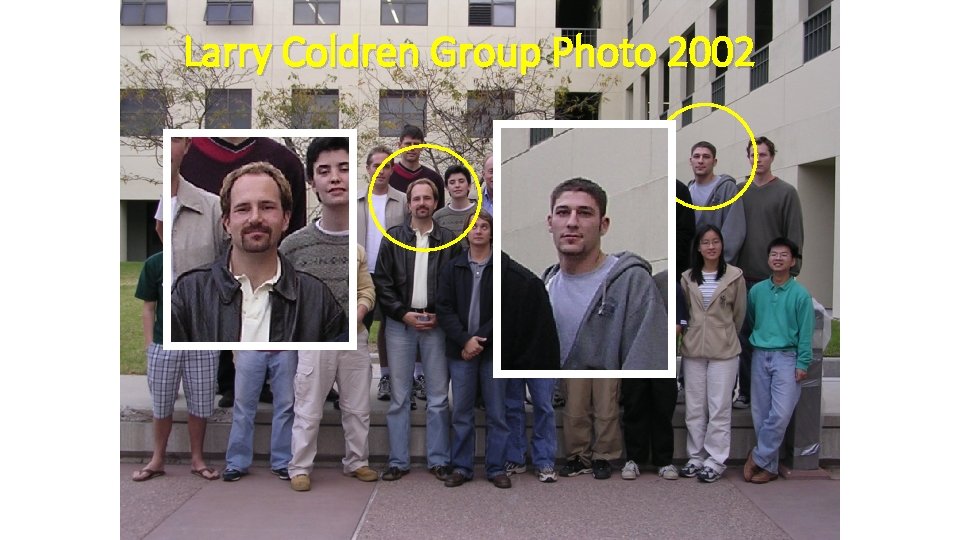 Larry Coldren Group Photo 2002 