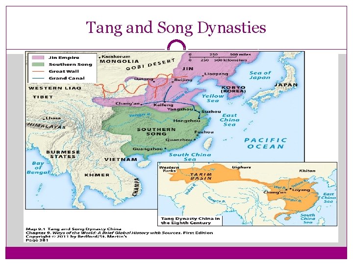 Tang and Song Dynasties Tang and Song Dynasties