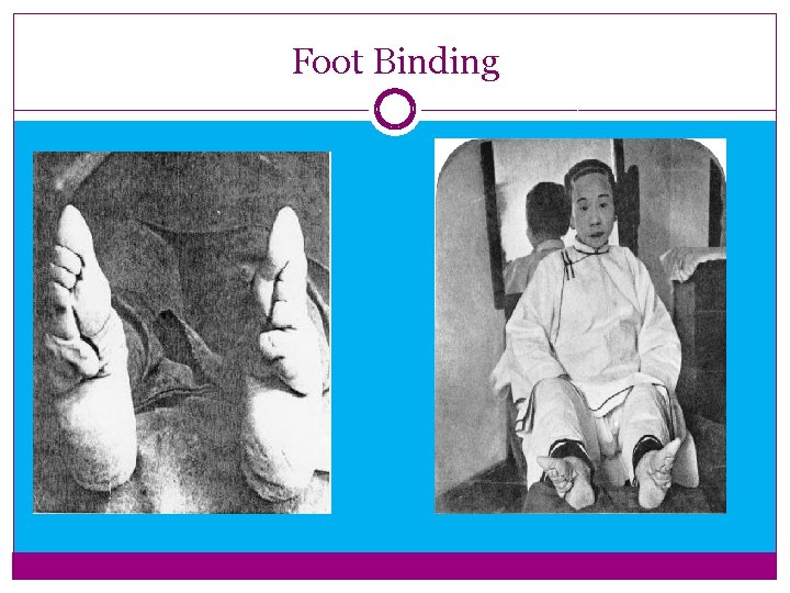 Foot Binding Foot Binding