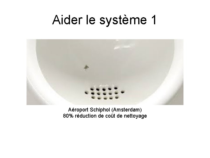 Aider le système 1 Aéroport Schiphol (Amsterdam) 80% réduction de coût de nettoyage 