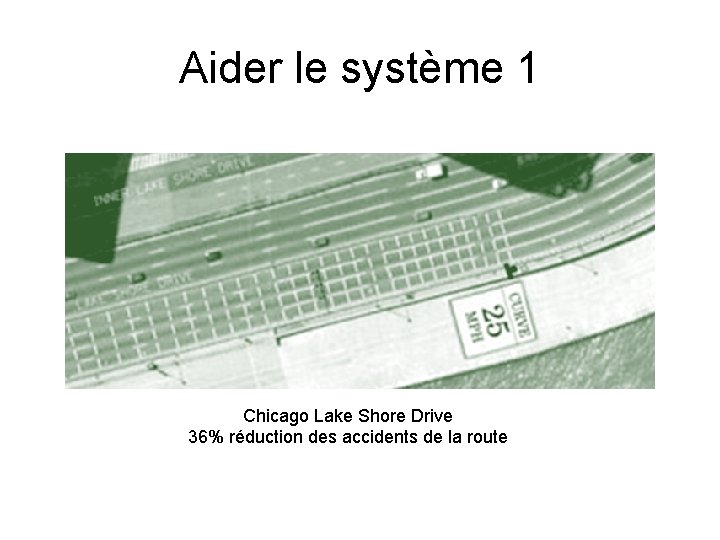 Aider le système 1 Chicago Lake Shore Drive 36% réduction des accidents de la