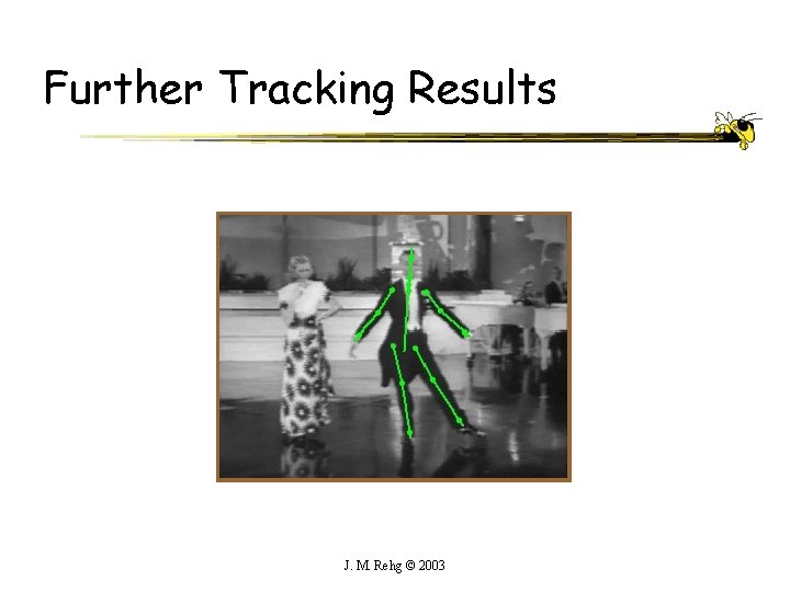 Further Tracking Results J. M. Rehg © 2003 