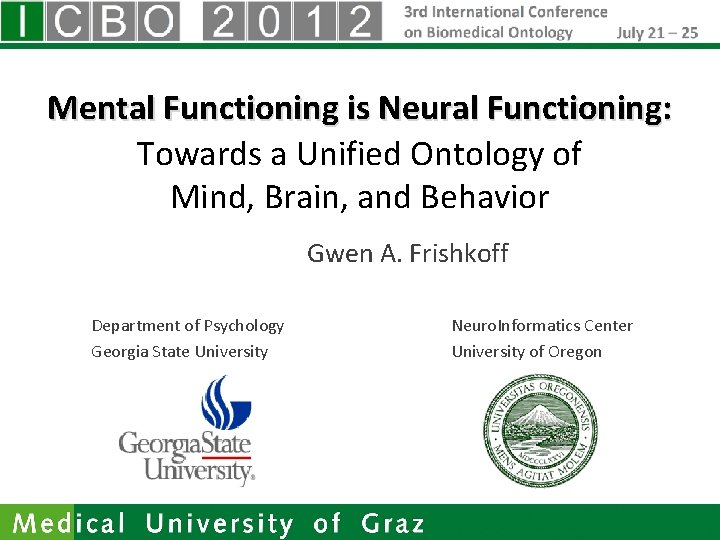 Mental Functioning is Neural Functioning: Towards a Unified Ontology of Mind, Brain, and Behavior