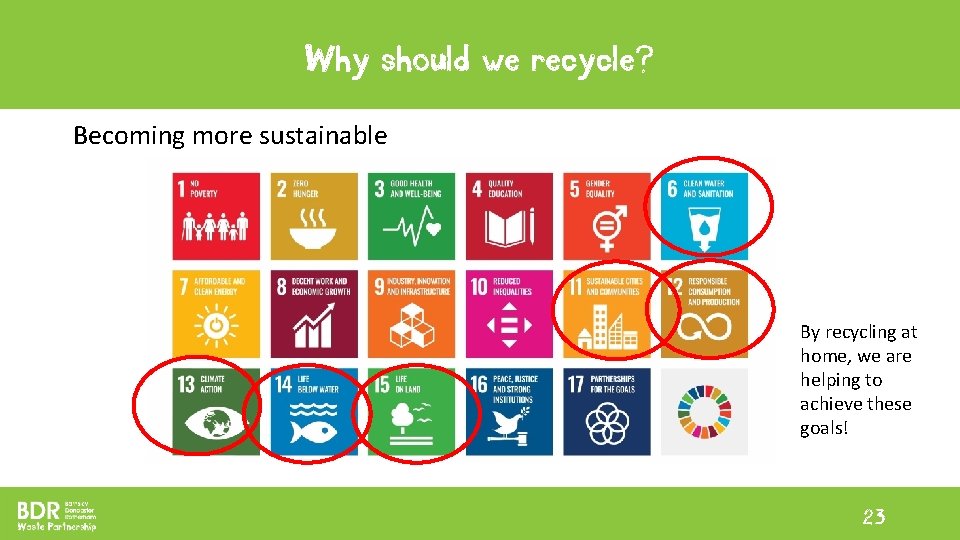 Why should we recycle? Becoming more sustainable By recycling at home, we are helping Why should we recycle? Becoming more sustainable By recycling at home, we are helping