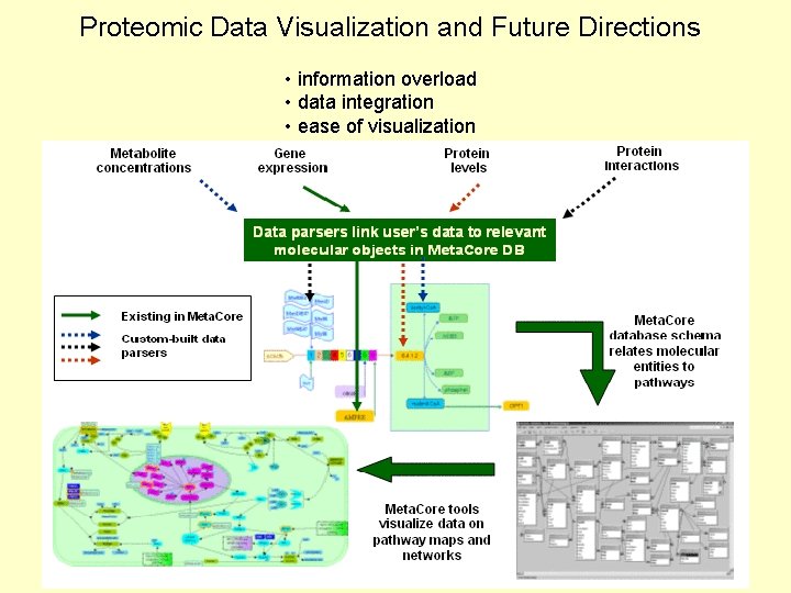 Proteomic Data Visualization and Future Directions • information overload • data integration • ease