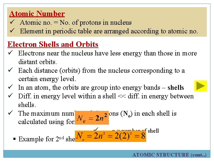 Atomic Number ü Atomic no. = No. of protons in nucleus ü Element in