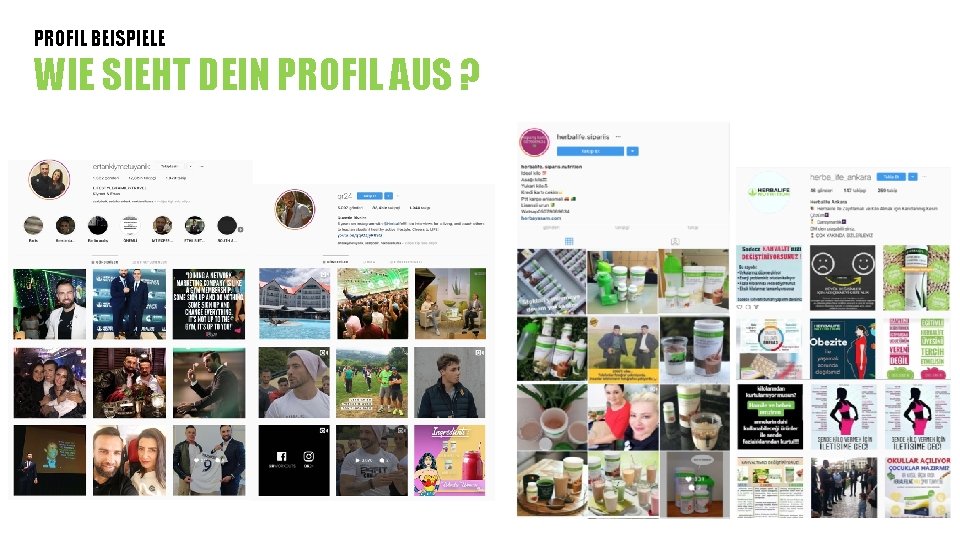 PROFIL BEISPIELE WIE SIEHT DEIN PROFIL AUS ? 