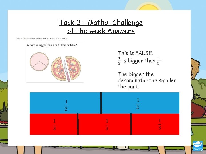 Task 3 – Maths- Challenge of the week Answers 