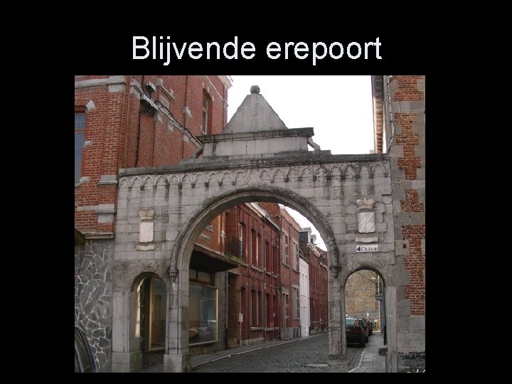 Blijvende erepoort 