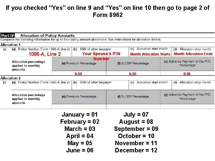 If you checked “Yes” on line 9 and “Yes” on line 10 then go
