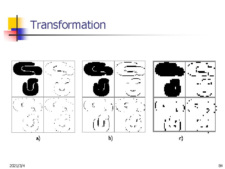 Transformation 2021/3/4 84 