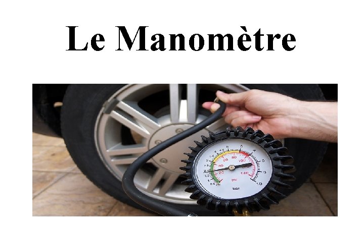 Le Manomètre 