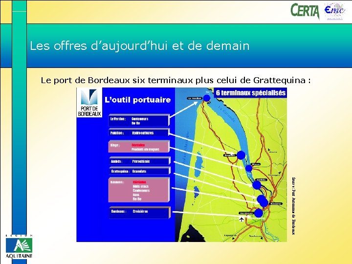 www. emc-france. fr Les offres d’aujourd’hui et de demain Le port de Bordeaux six