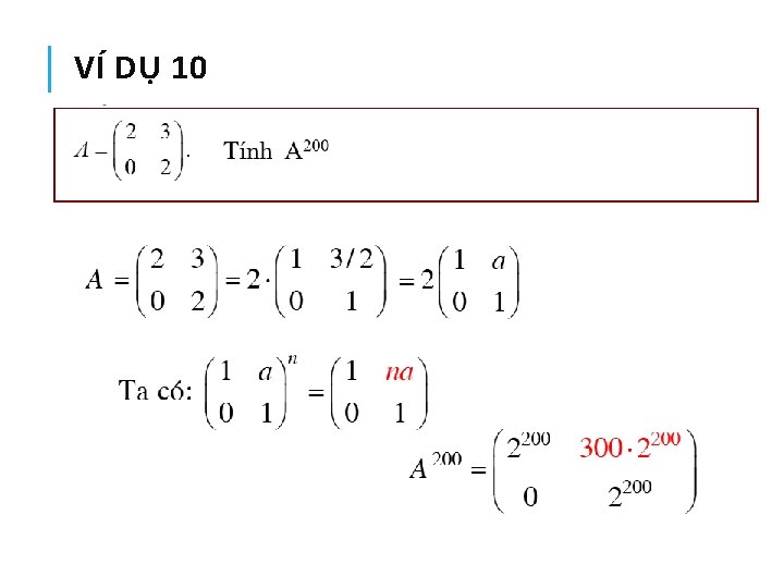 VÍ DỤ 10 