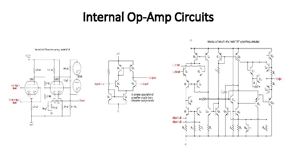 Internal Op-Amp Circuits 