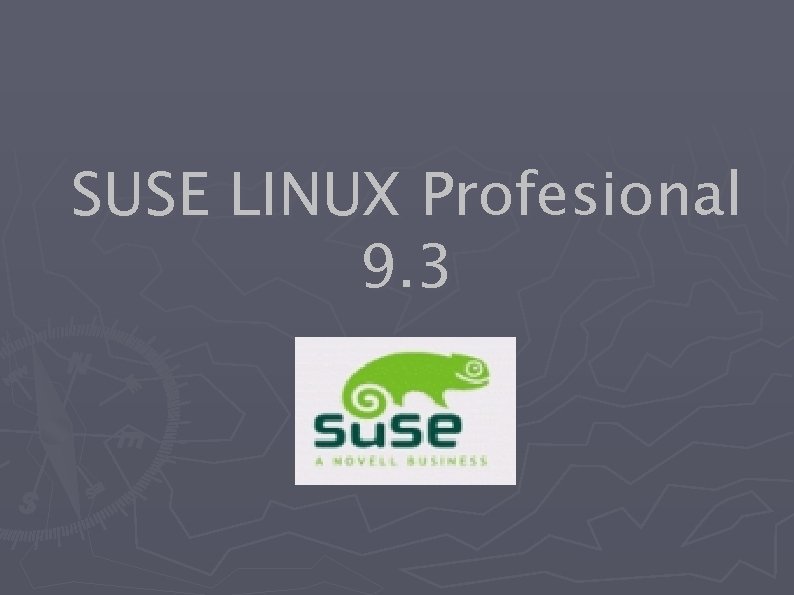 SUSE LINUX Profesional 9. 3 