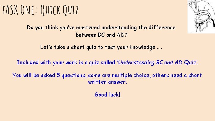 t. ASK One: Quick Quiz Do you think you’ve mastered understanding the difference between